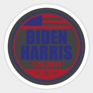 Biden harris 1.20.2021 Sticker